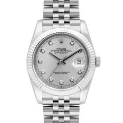 Rolex 劳力士 Datejust 日志型 M126234 Silver Dial Diamond Markers 36MM